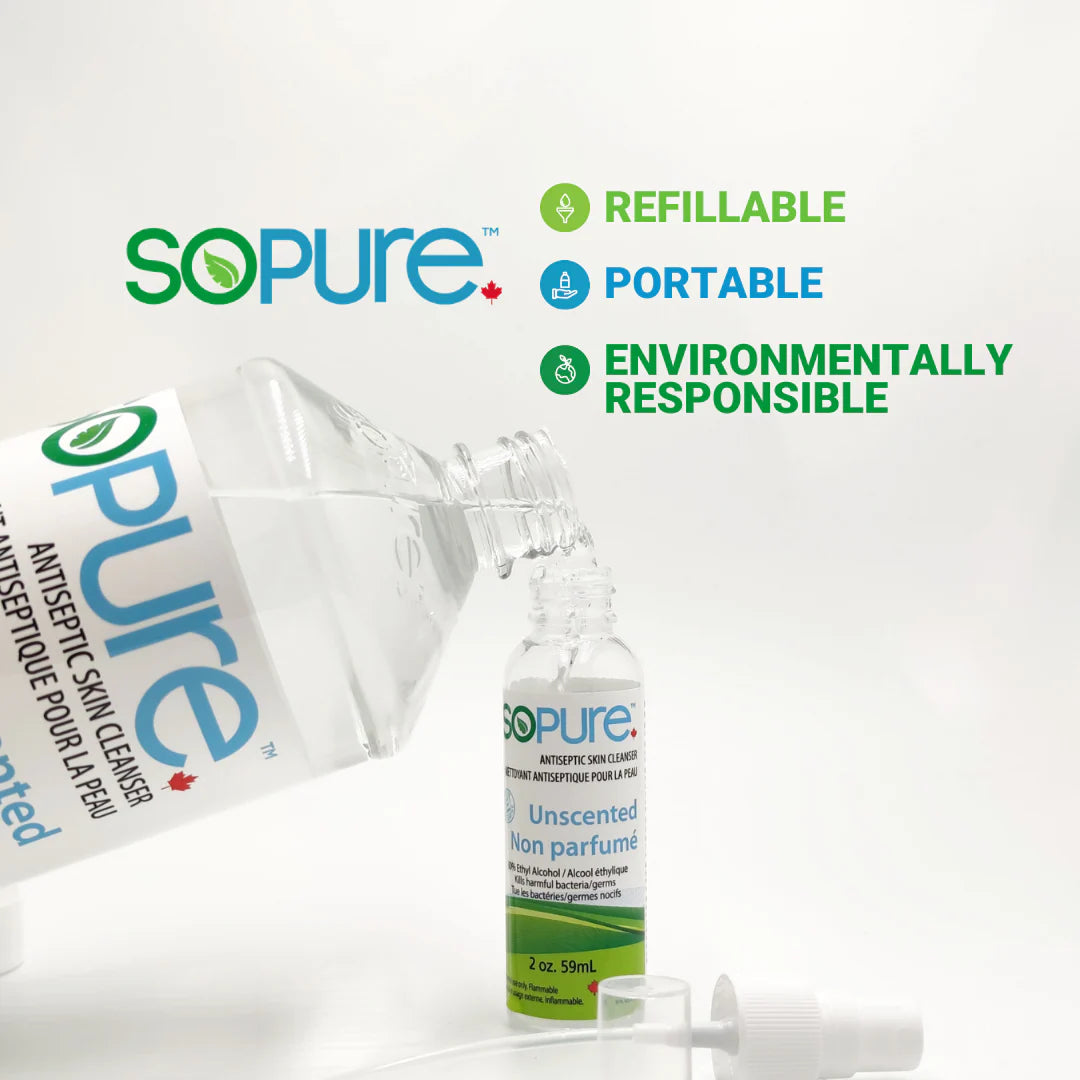 2 oz Spray Bottle, Hand Sanitizer - 24PK