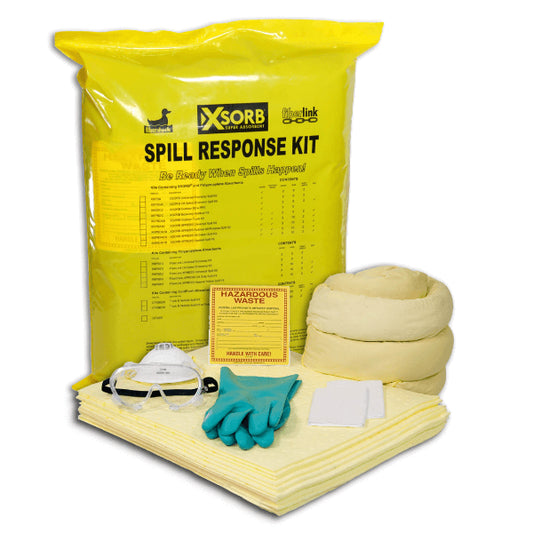 FiberLink Hazmat Economy Spill Kit, 3/cs