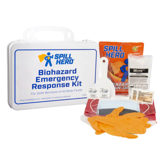 Biohazard Clean Up Kit in Wall-Mount Case