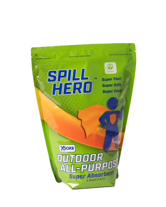 Spill Hero Outdoor All-Purpose Absorbent 6 qt Bag, 8/cs