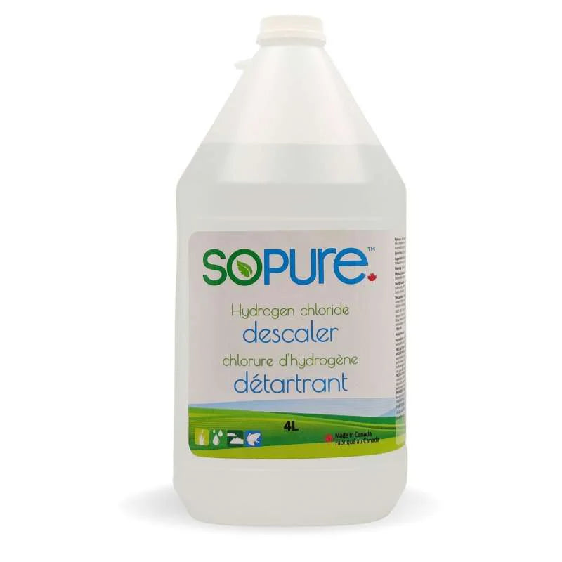 Hydrochloric Acid-Based Descaler, 4L Bottle, 4/Box