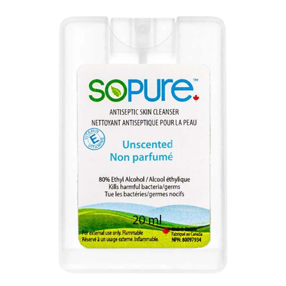 20ml Pocket Size Hand Sanitizer, Unscented, pack of 20