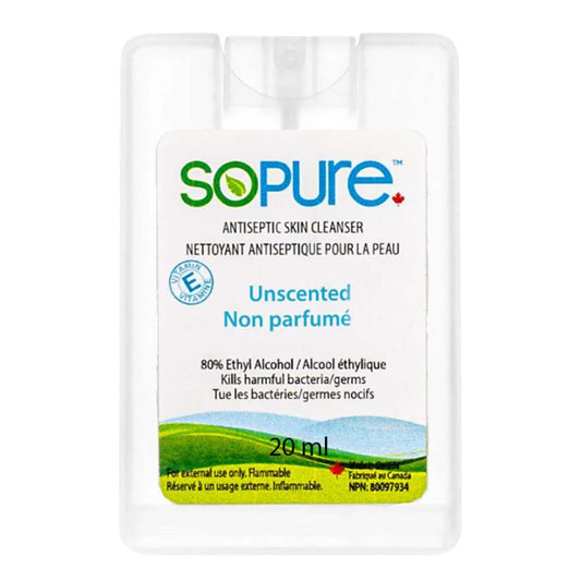 20ml Pocket Size Hand Sanitizer, Unscented, pack of 20